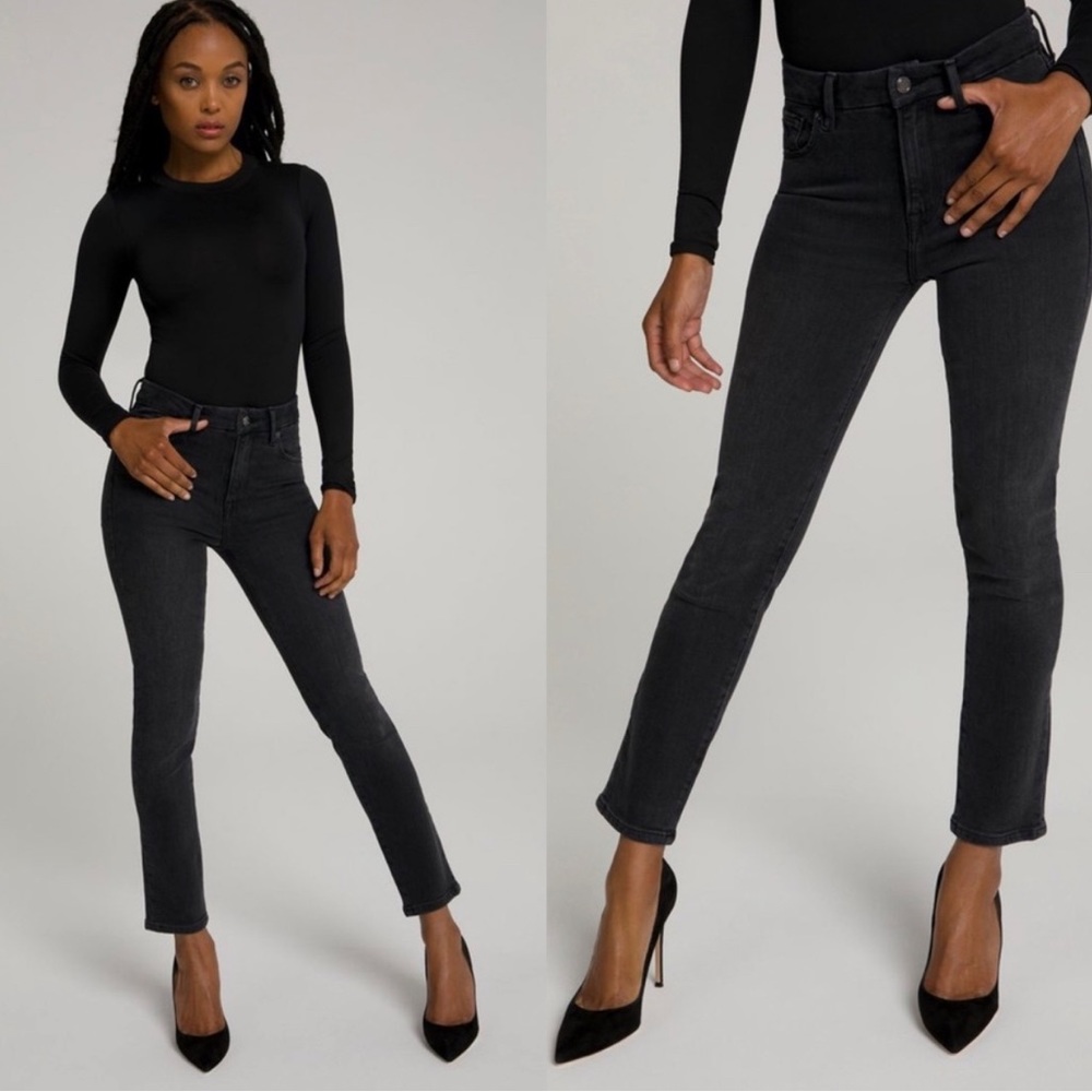 •Good American• Good Classic Black Jeans